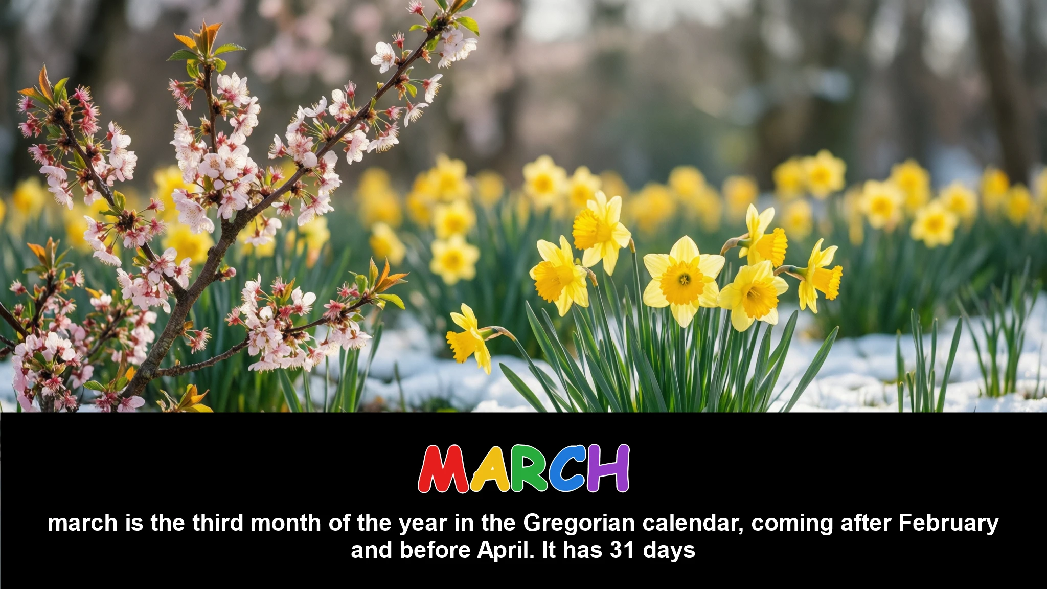 English Illustration for March
